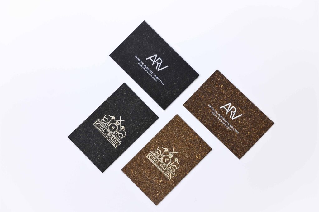 business card luxury