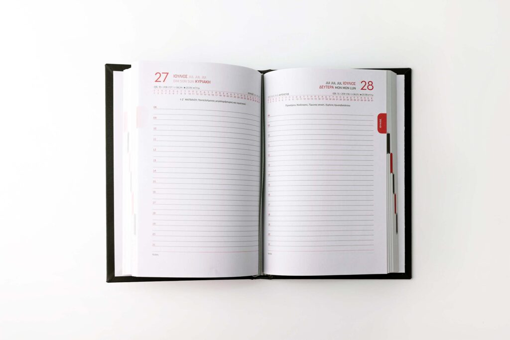 diary planner details