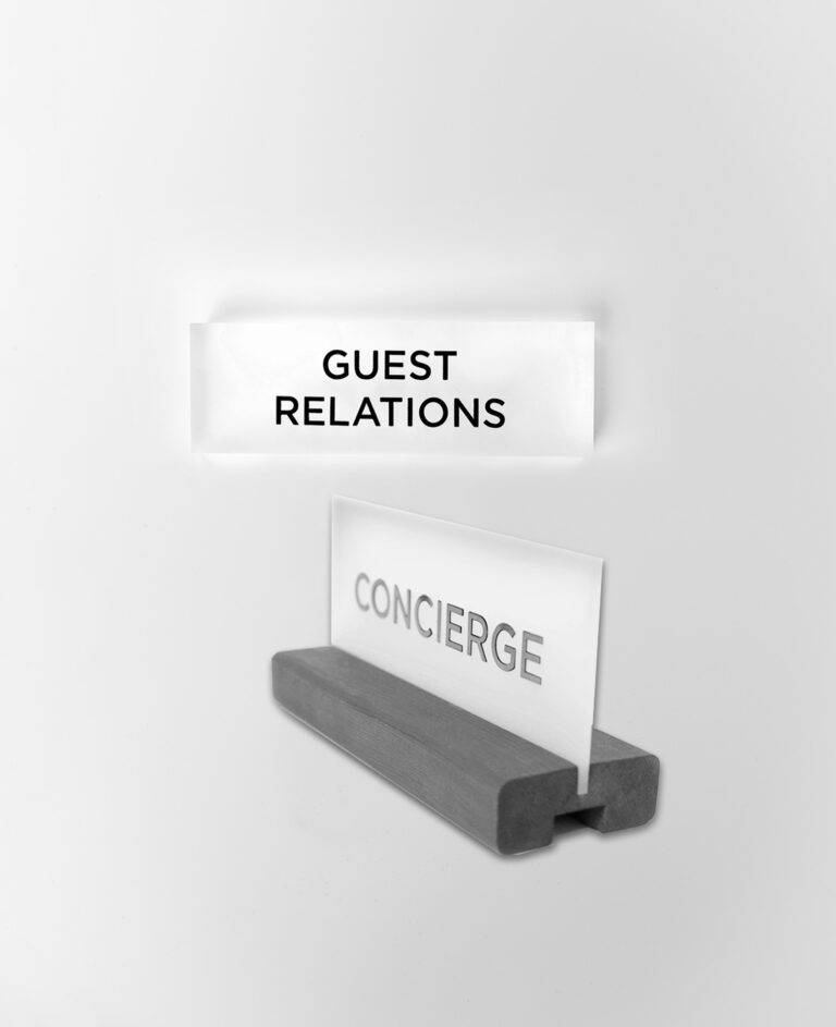 Concierge Signages