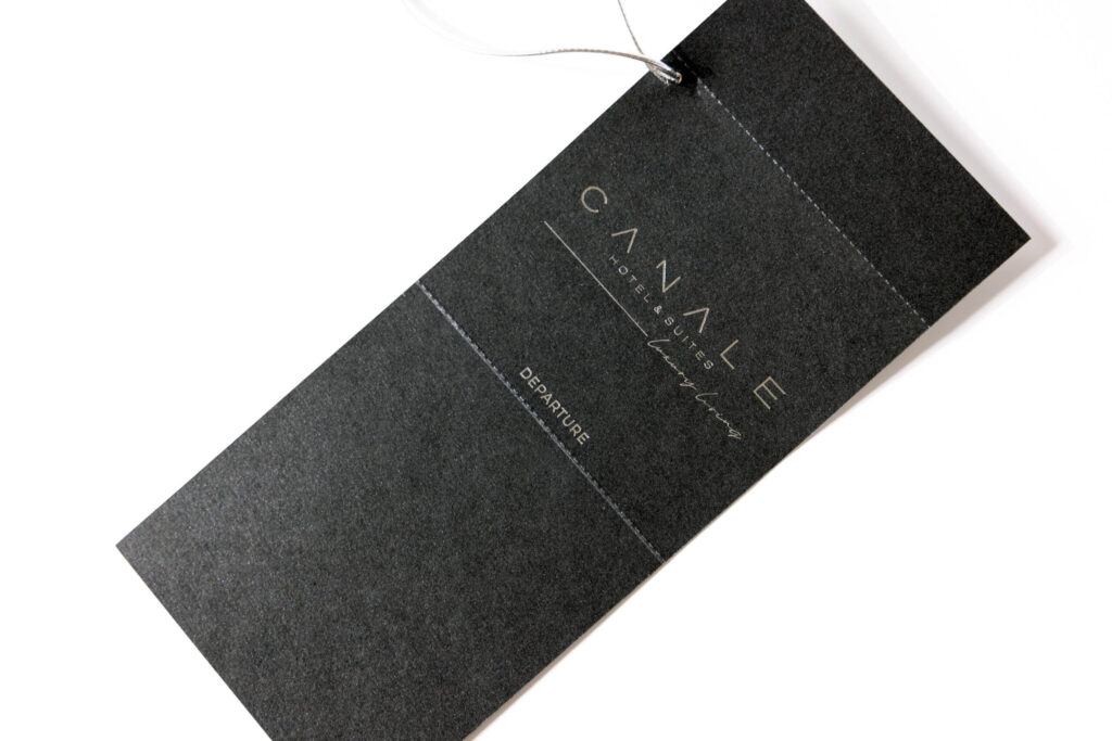 luggage tag paper