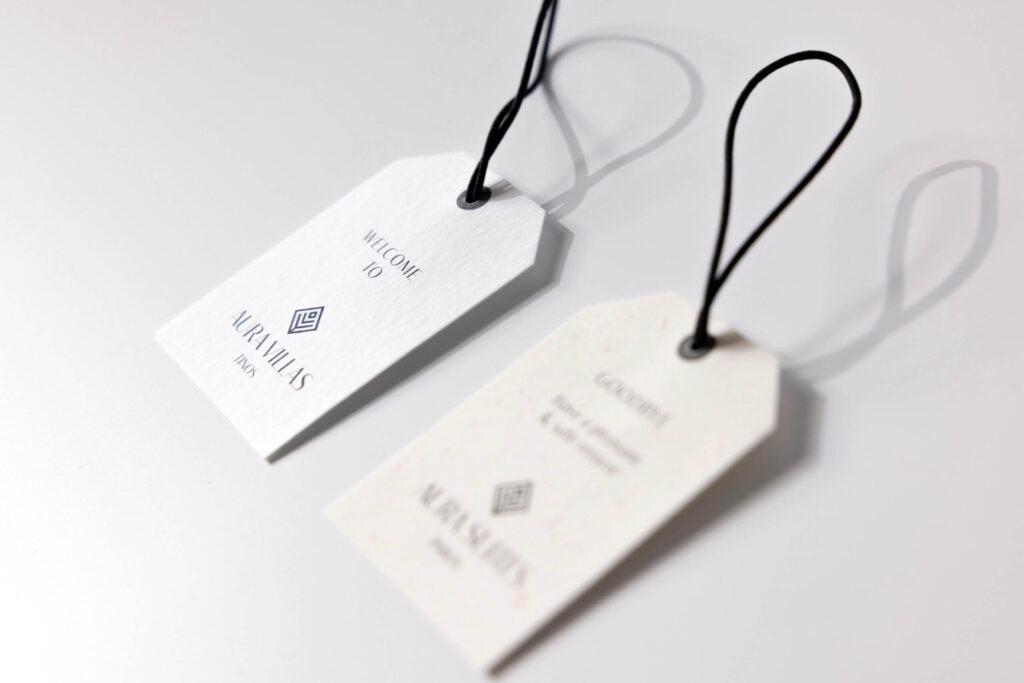 luggage tag paper