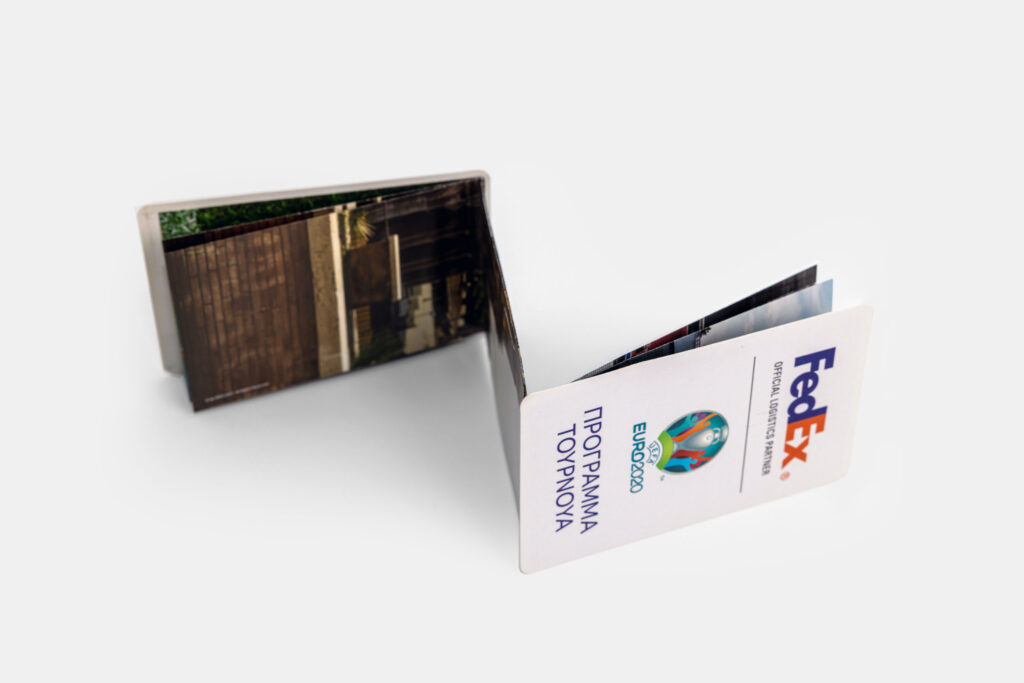z fold card postal card fedex