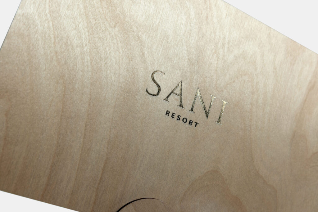 hotel nameboard sani resort