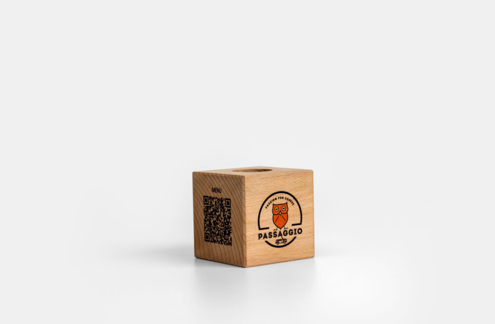 qr cube passagio coffee