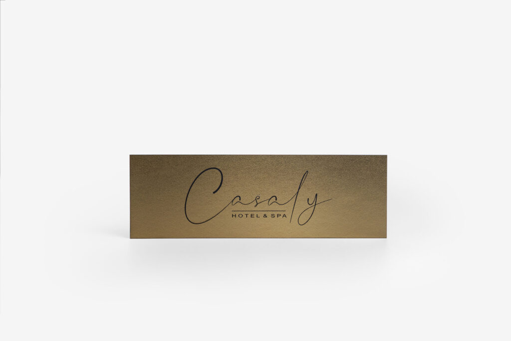 indoor signage canale hotel&suites