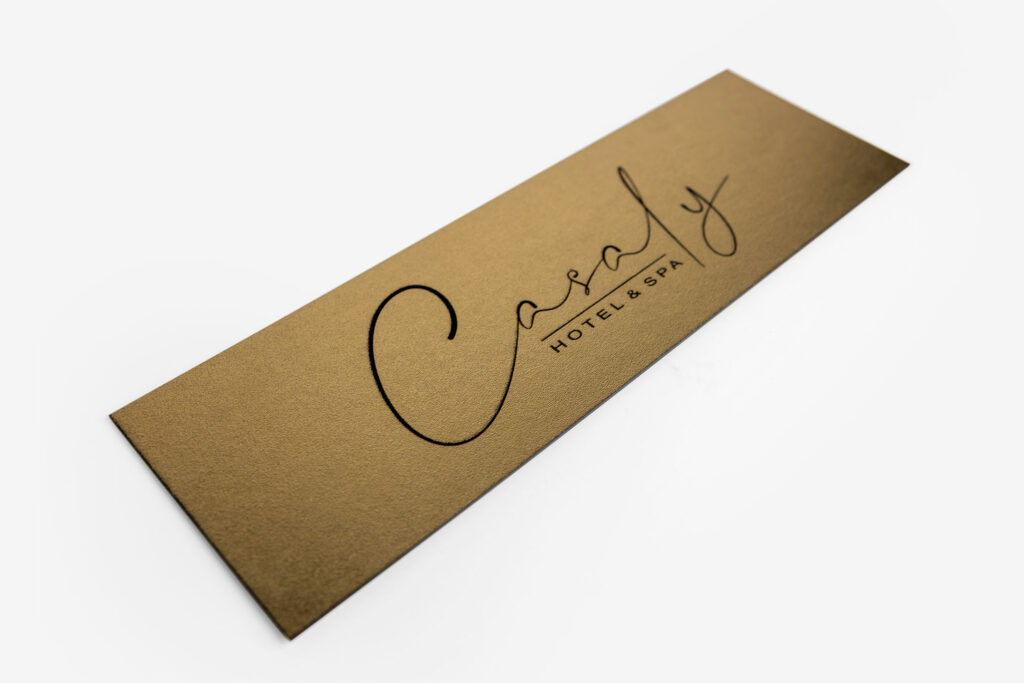 indoor signage canale hotel&suites
