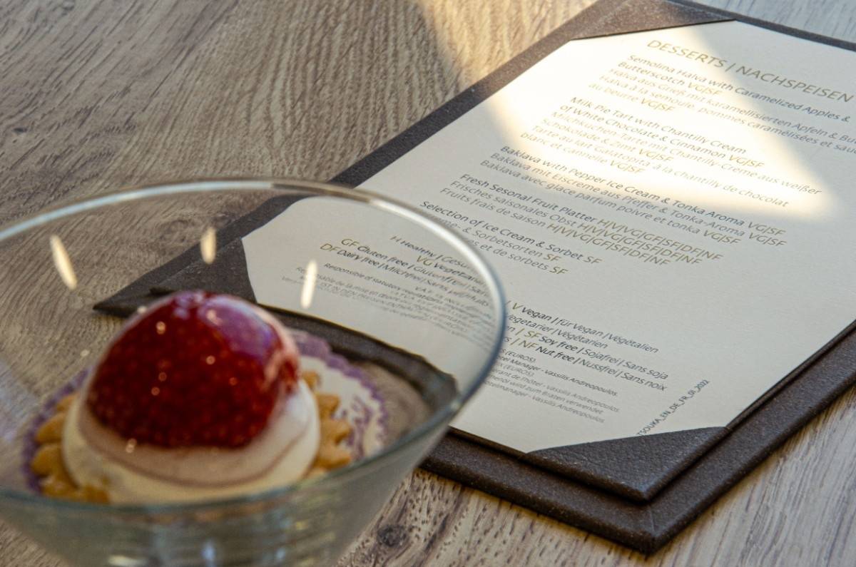 Board menu desserts breakfast tsouka