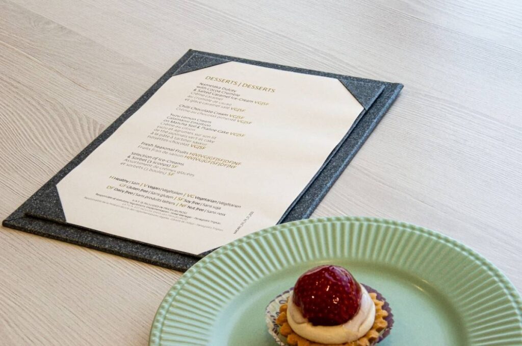 Board menu desserts breakfast massari