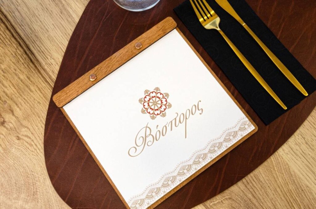 board menu food vosporos aek