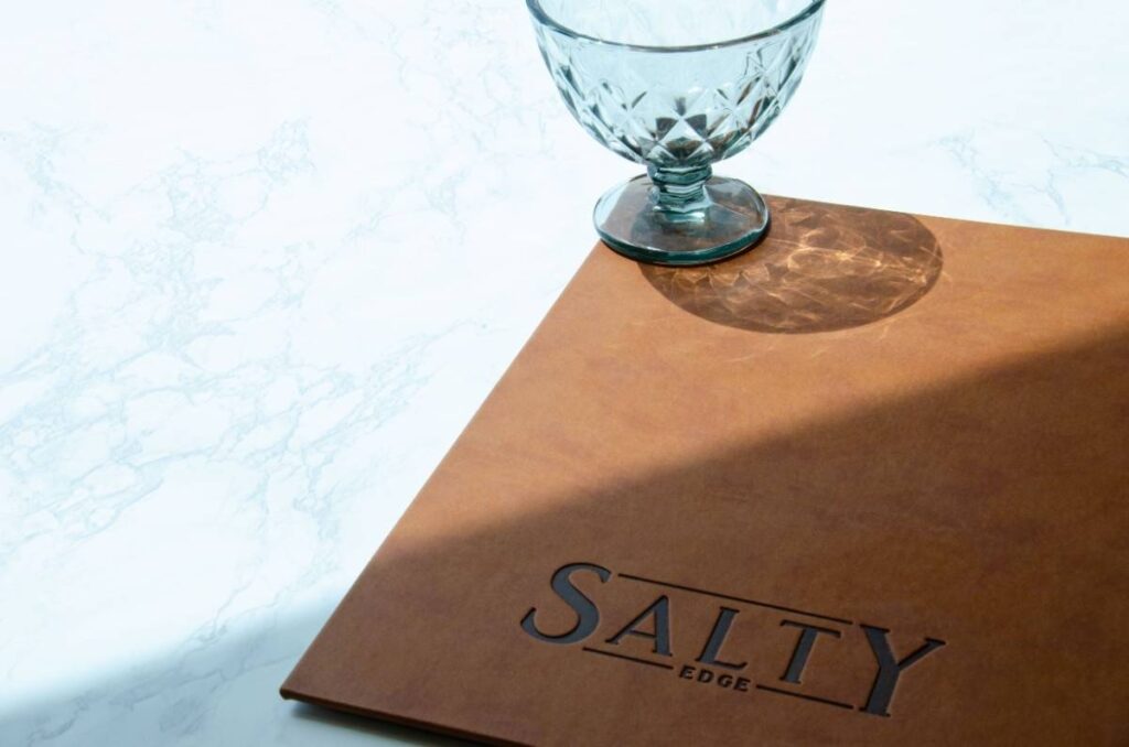 board menu food salty edge