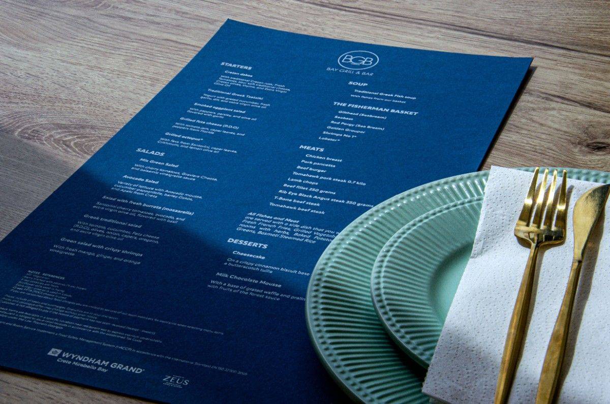board menu food BGB Zeus