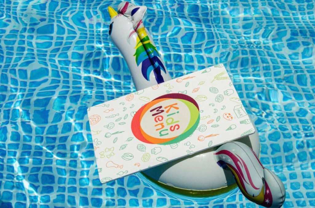 board menu pool Kids