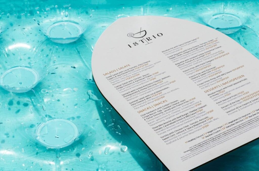board menu pool istrio