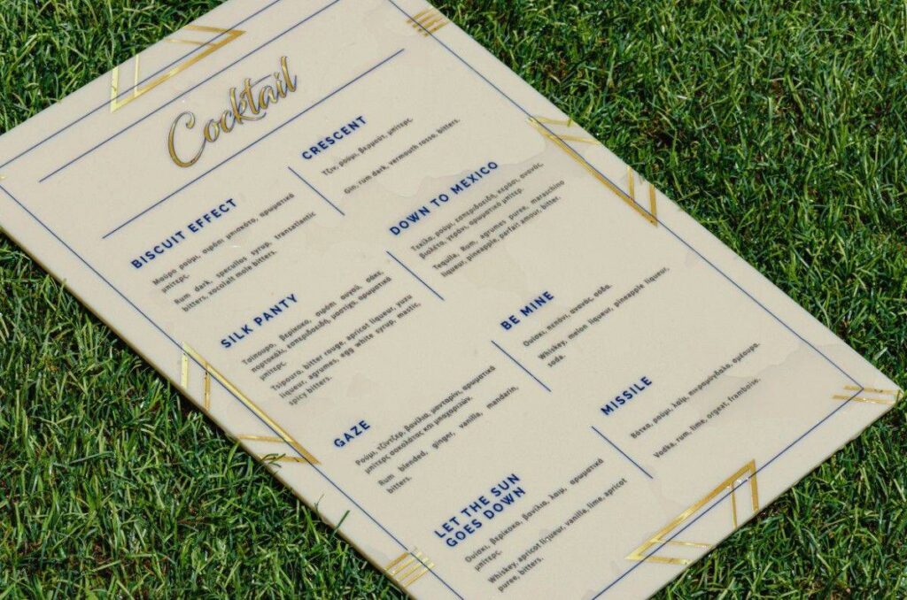 board menu pool horizon