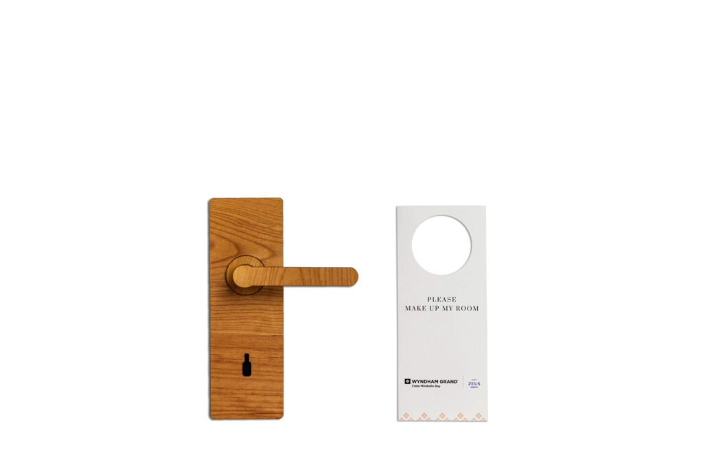 door hanger s Mirabello bay luxury resort