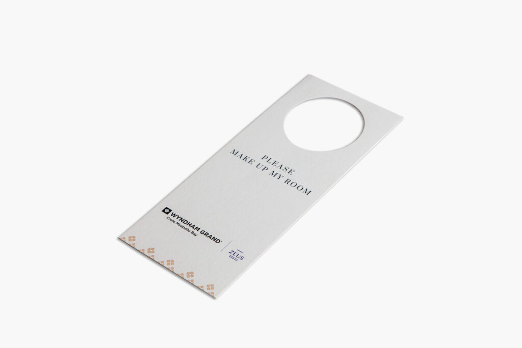 door hanger s Mirabello bay luxury resort