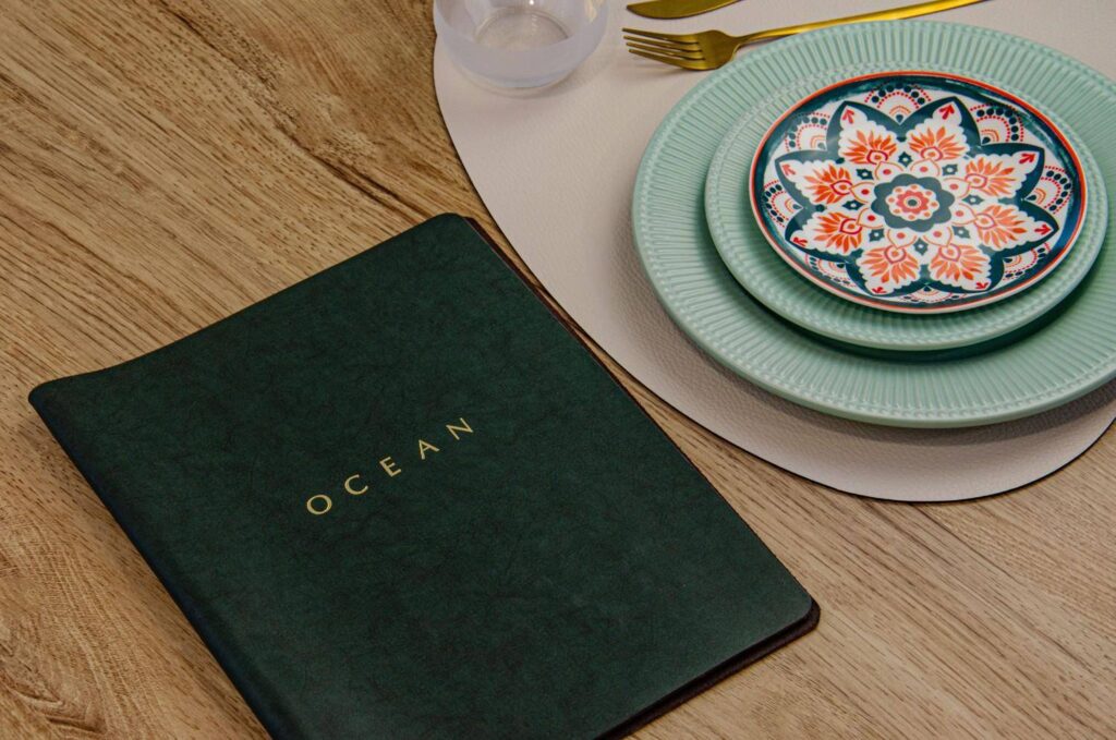 flexy cover menu food ocean daios