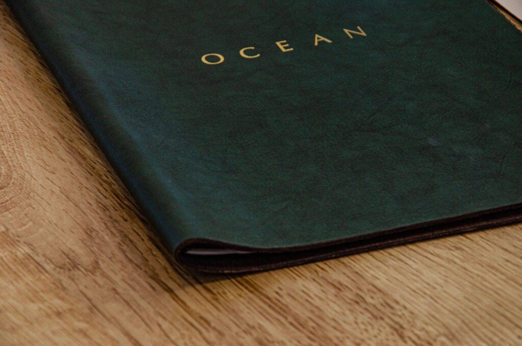flexy cover menu food ocean daios