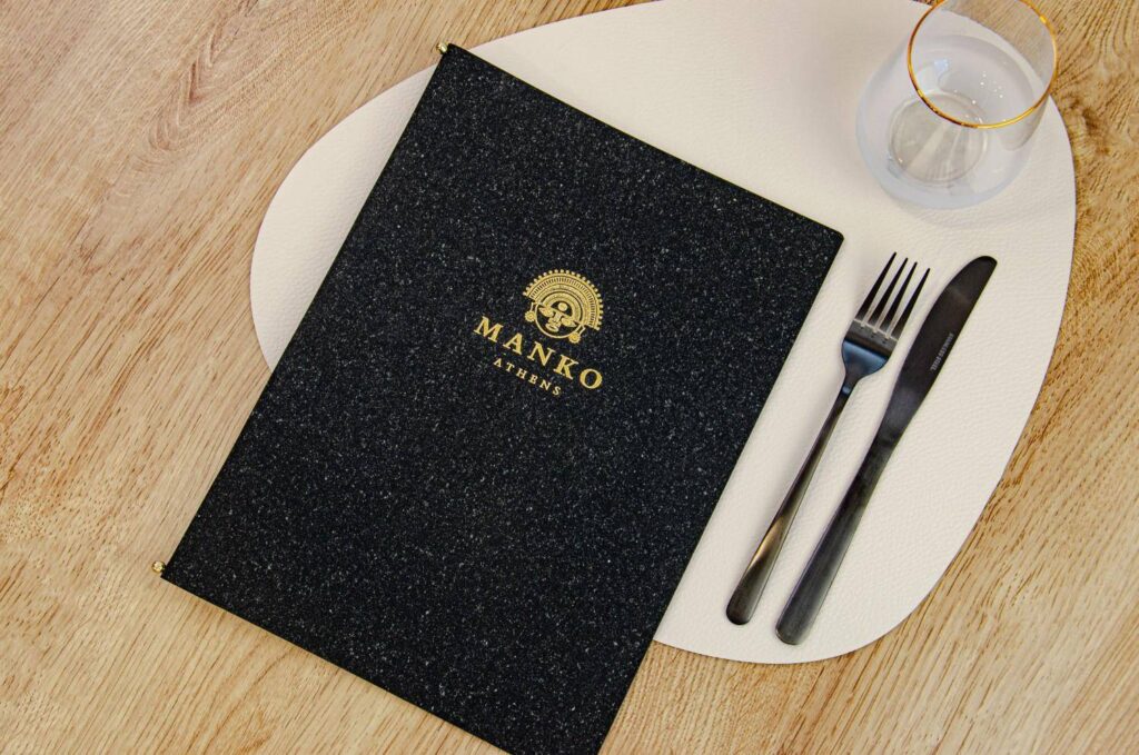 flexy cover menu food sample manko
