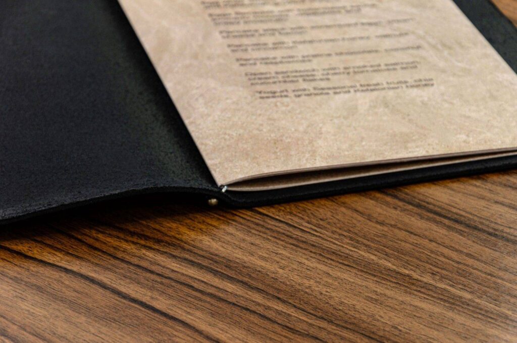 flexy cover menu food canale
