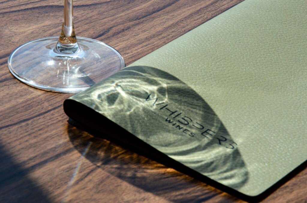 flexy cover menu wine bev bar whispers