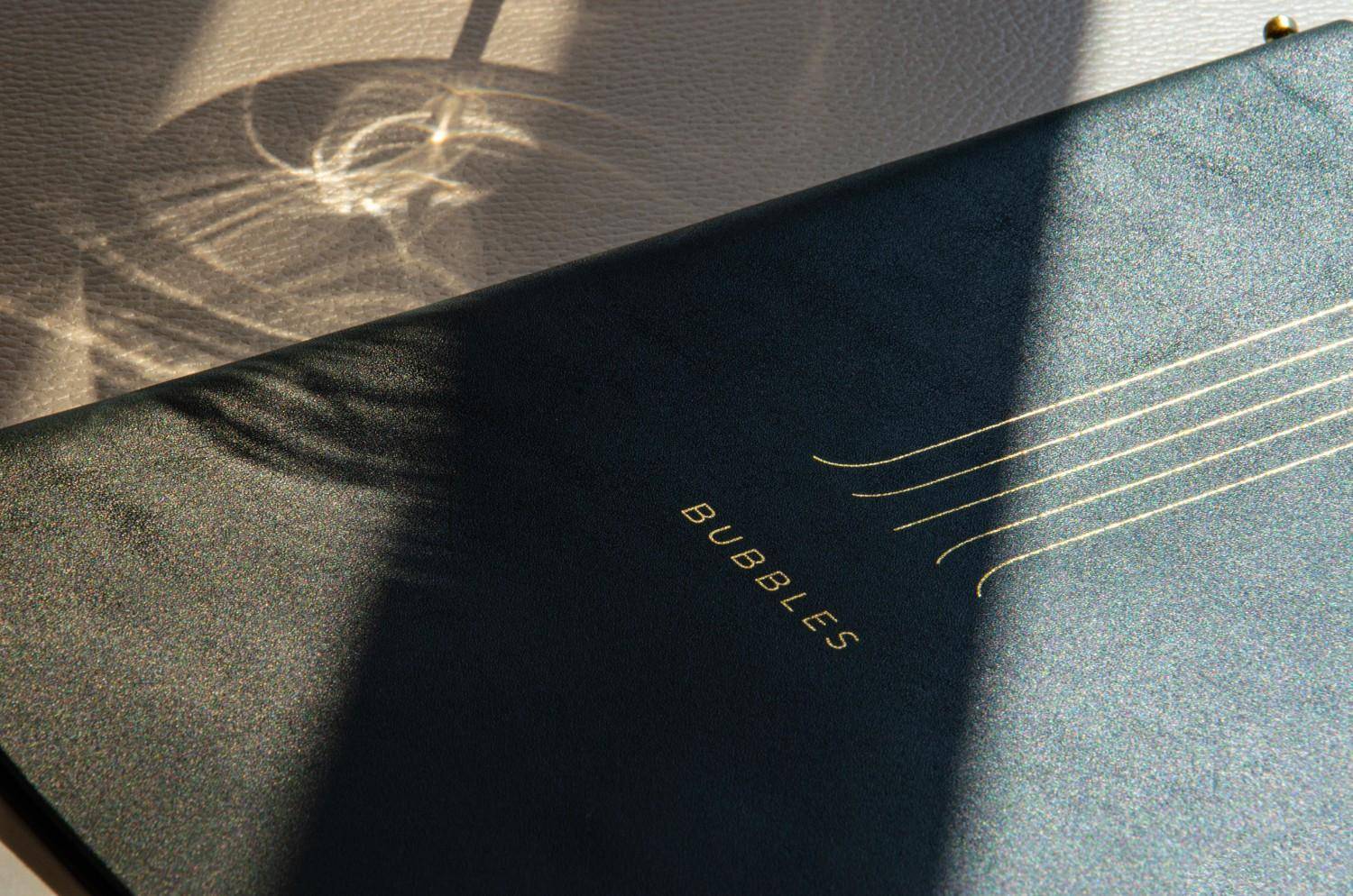 flexy cover menu wine bev bar bubbles