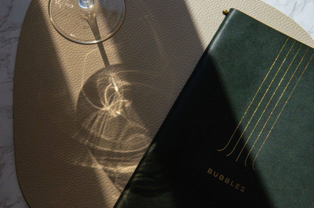 flexy cover menu wine bev bar bubbles
