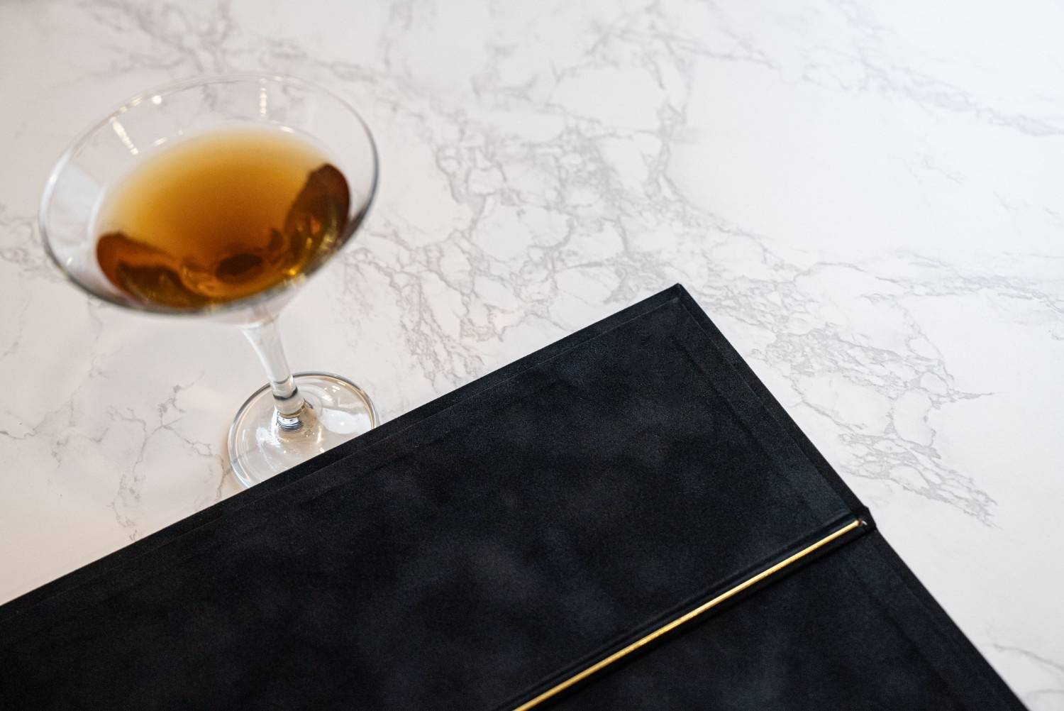 hard cover menu bev bar zale