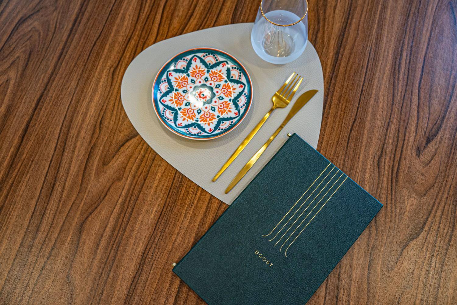 hard cover menu breakfast boost