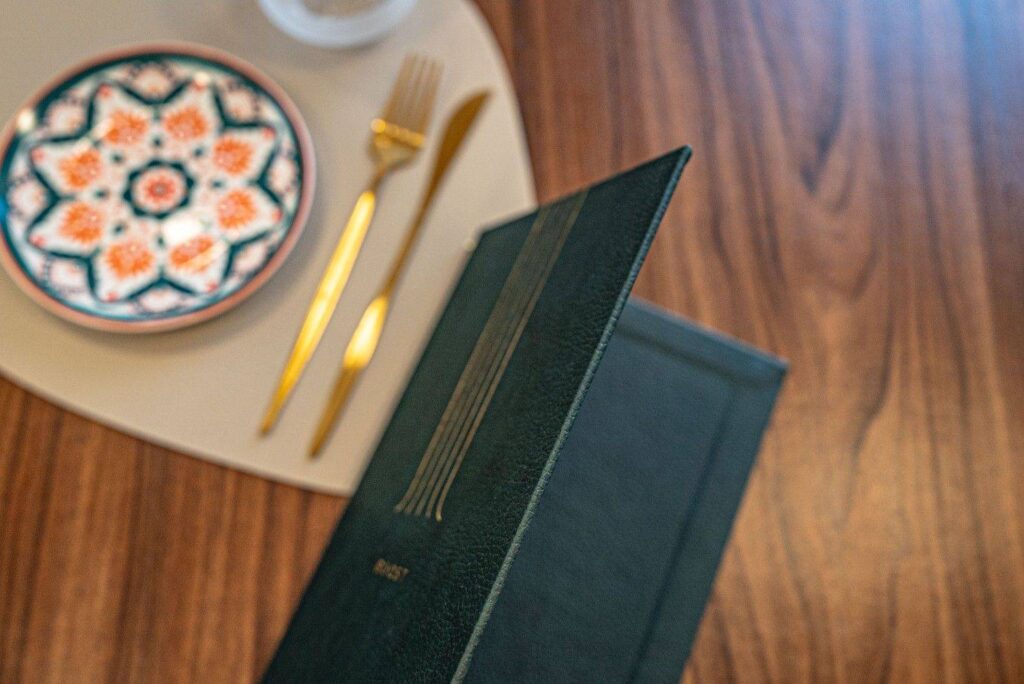hard cover menu breakfast boost
