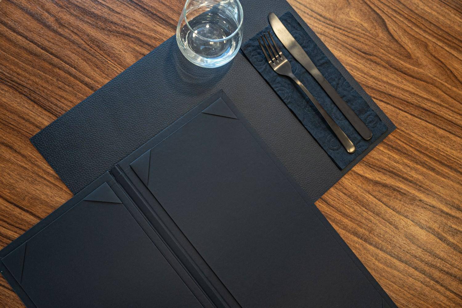 hard cover menu breakfast canale