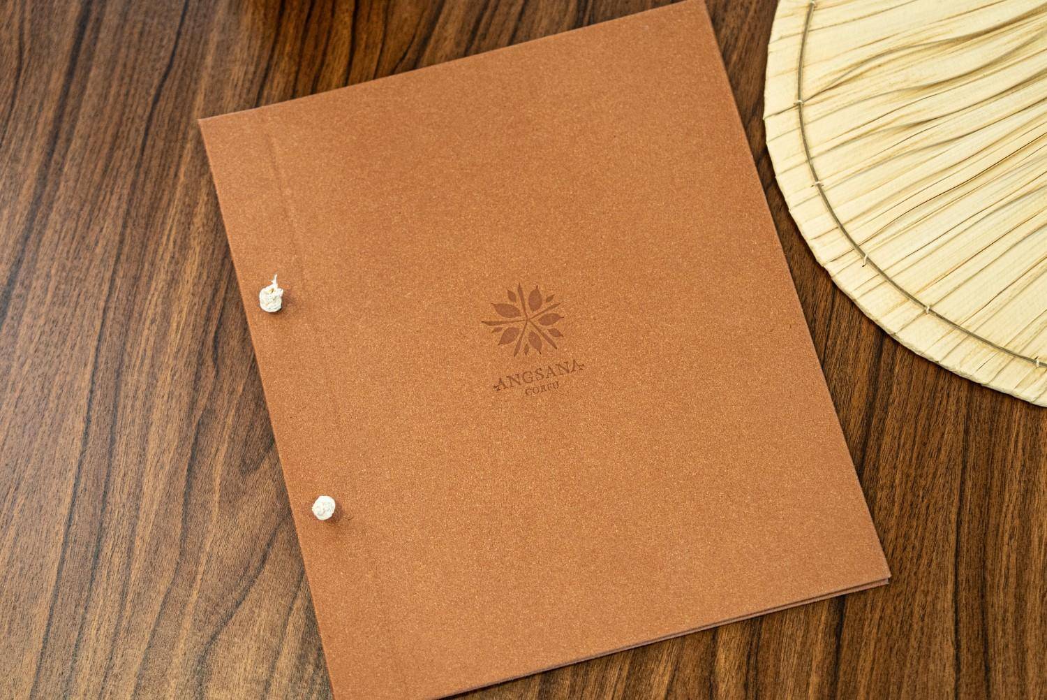 hard cover menu extras spa angsana