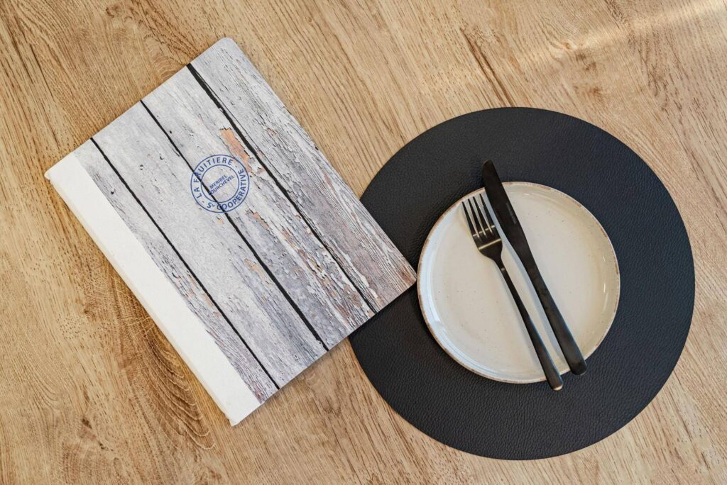 hard cover menu food bonaloca