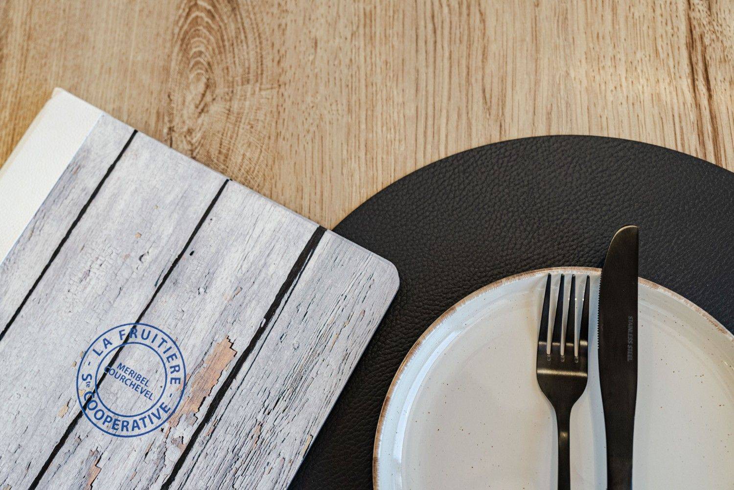 hard cover menu food bonaloca