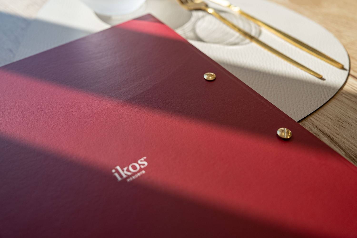 hard cover menu food anaya