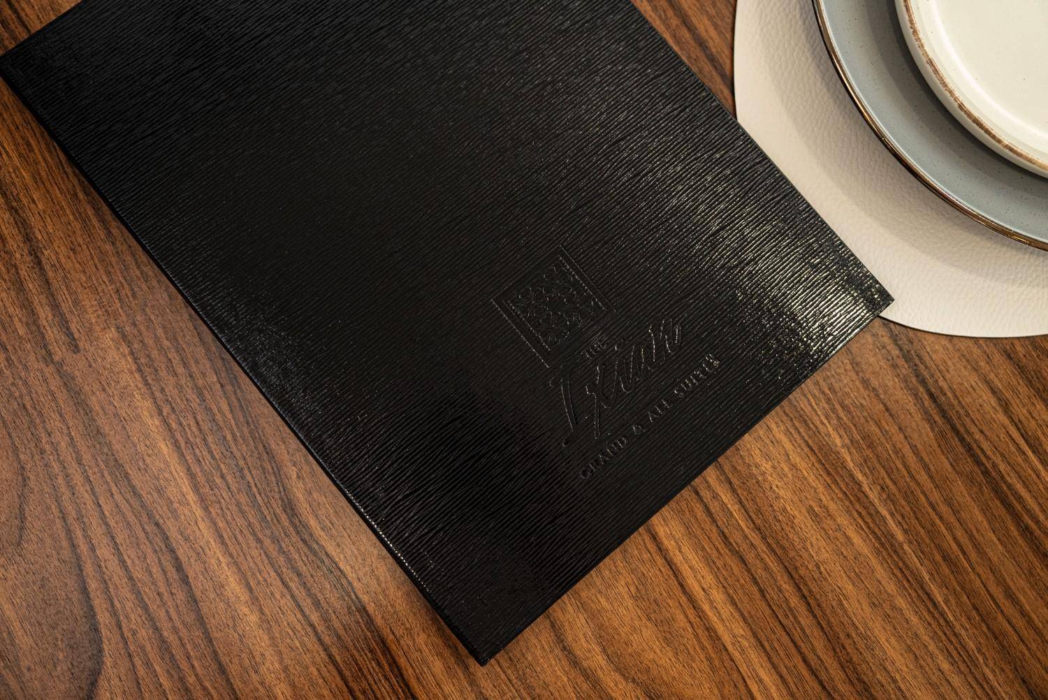 hard cover menu food ixian