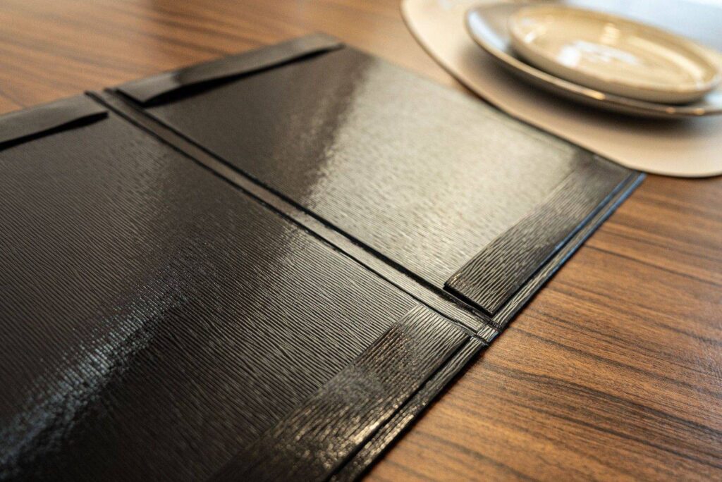 hard cover menu food ixian