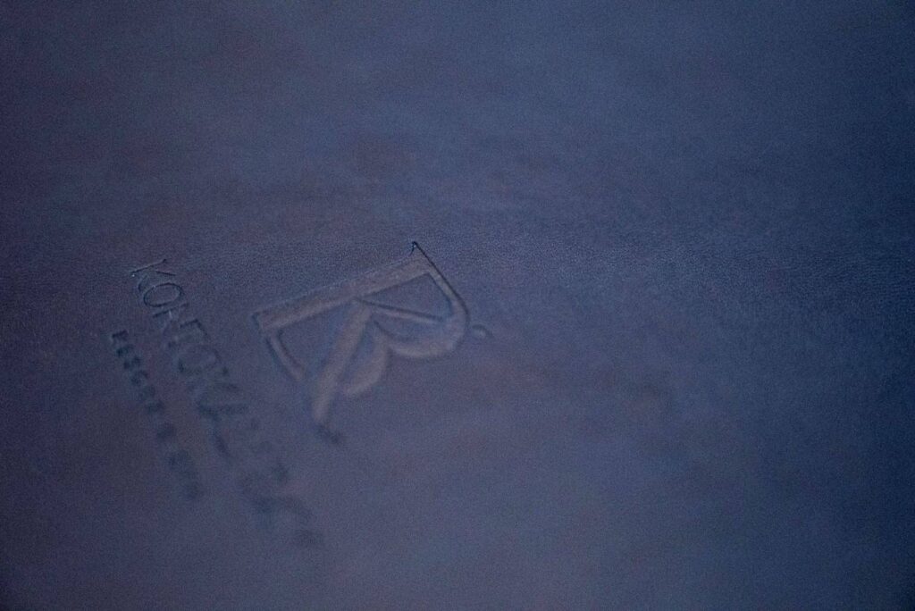hard cover menu wine kontokali