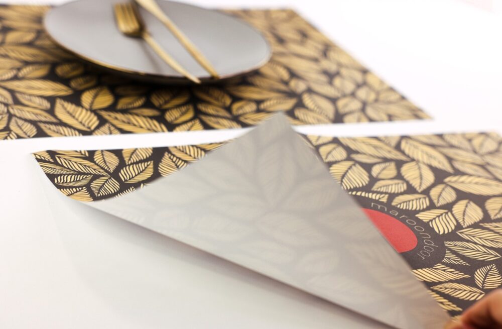soft placemat maroondoor